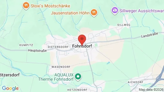 Houses for rent i Fohnsdorf - kort over placeringen