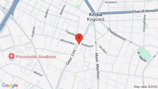 Apartments for rent i Kifisia - kort over placeringen