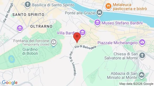 Apartments for rent i Florence - kort over placeringen