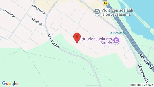 Apartments for rent i Ylöjärvi - kort over placeringen