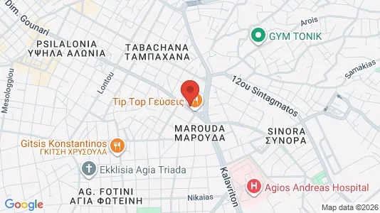 Apartments for rent i Patras - kort over placeringen