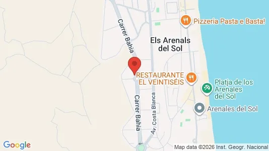 Apartments for rent i Elche/Elx - kort over placeringen