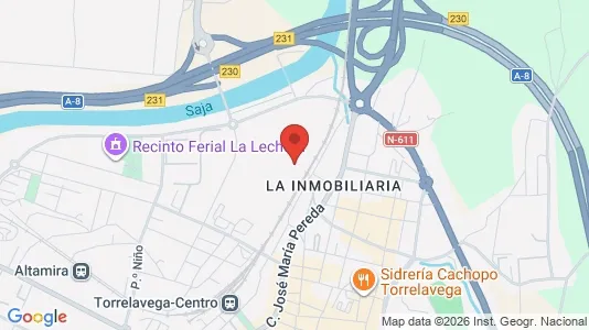 Apartments for rent i Torrelavega - kort over placeringen
