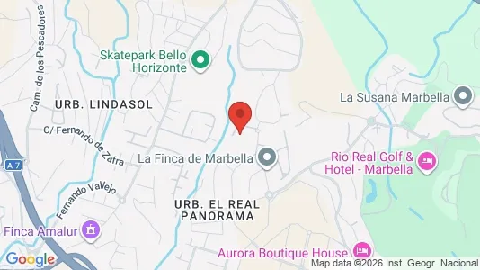 Apartments for rent i Marbella - kort over placeringen