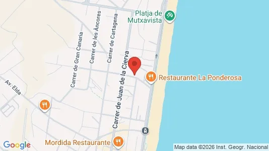 Apartments for rent i El Campello - kort over placeringen