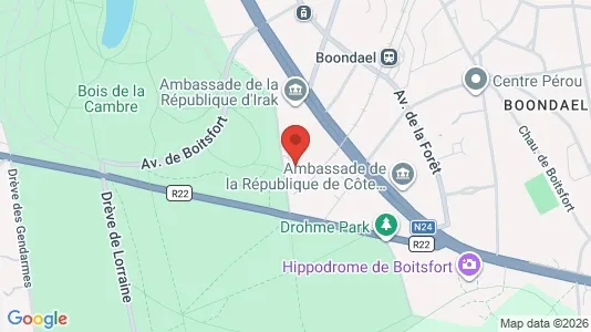 Apartments for rent i Brussels Elsene - kort over placeringen