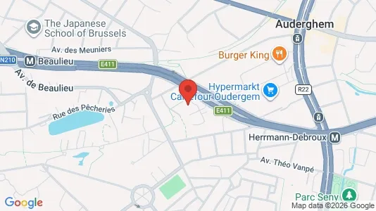 Apartments for rent i Brussels Oudergem - kort over placeringen