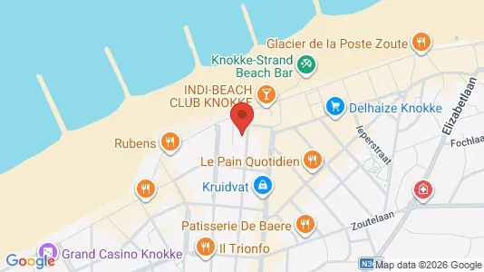 Apartments for rent i Knokke-Heist - kort over placeringen