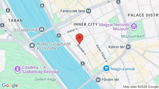 Apartments for rent i Budapest Belváros-Lipótváros - kort over placeringen