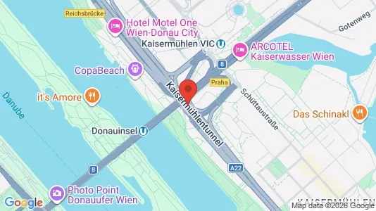 Apartments for rent i Vienna Donaustadt - kort over placeringen