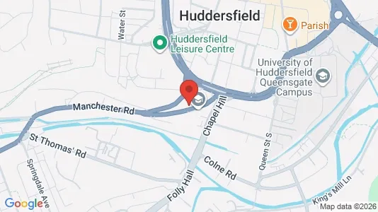 Apartments for rent i Huddersfield - West Yorkshire - kort over placeringen
