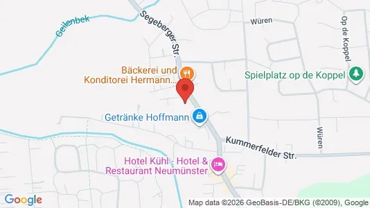 Apartments for rent i Neumünster - kort over placeringen