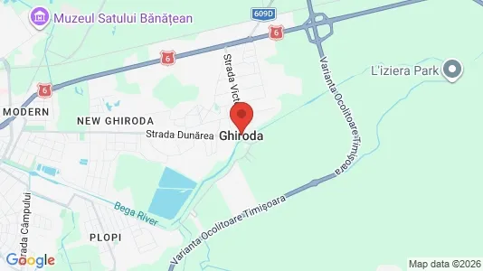 Houses for rent i Ghiroda - kort over placeringen