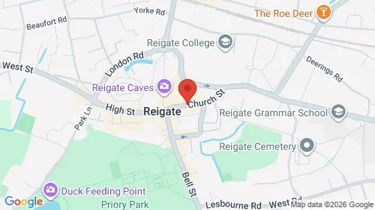 Apartments for rent i Reigate - Surrey - kort over placeringen