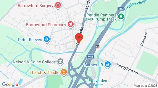 Apartments for rent i Nelson - Lancashire - kort over placeringen