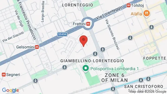 Apartments for rent i Milano Zona 6 - Barona, Lorenteggio - kort over placeringen