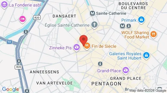 Apartments for rent i Stad Brussel - kort over placeringen