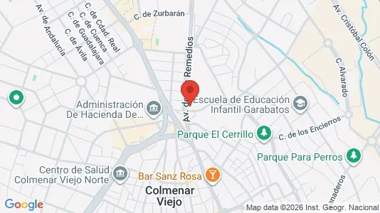 Apartments for rent i Colmenar Viejo - kort over placeringen