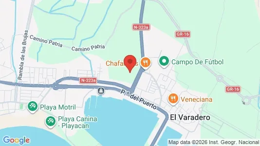 Apartments for rent i Motril - kort over placeringen