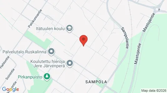 Apartments for rent i Pori - kort over placeringen