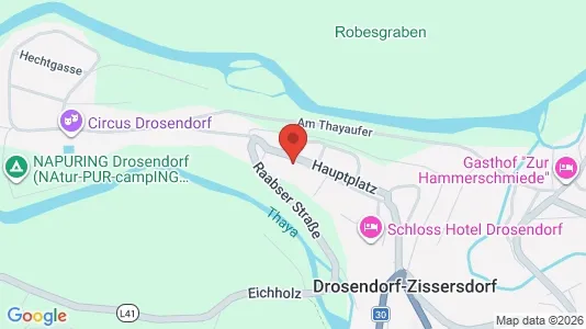 Apartments for rent i Drosendorf-Zissersdorf - kort over placeringen