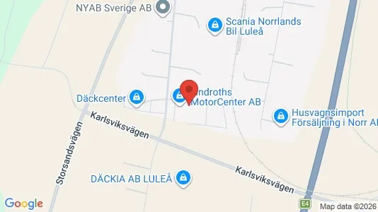 Apartments for rent i Luleå - kort over placeringen