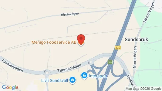 Apartments for rent i Sundsvall - kort over placeringen