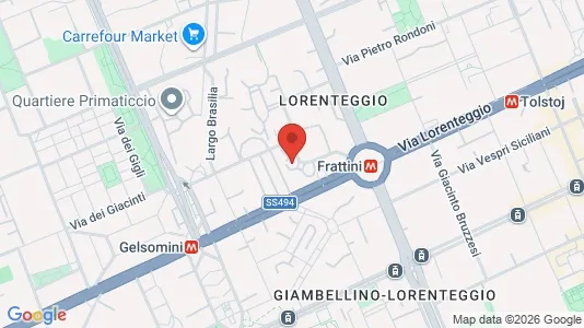 Rooms for rent i Milano Zona 6 - Barona, Lorenteggio - kort over placeringen