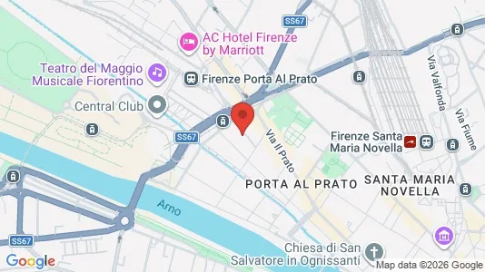 Rooms for rent i Florence - kort over placeringen