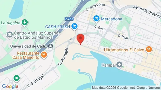 Apartments for rent i Puerto Real - kort over placeringen
