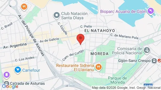 Apartments for rent in Gijón - Photo from Google Street View