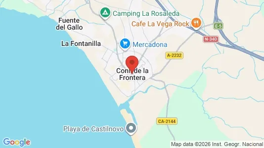 Houses for rent i Conil de la Frontera - kort over placeringen