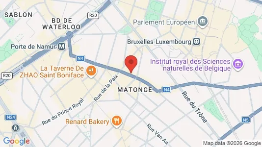 Apartments for rent i Brussels Elsene - kort over placeringen