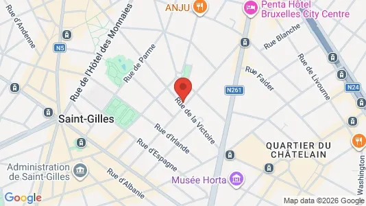 Apartments for rent in Brussels Sint-Gillis - Photo from Google Street View