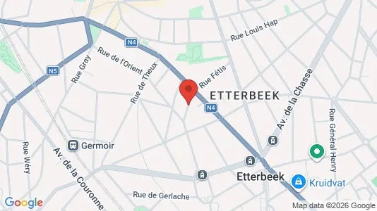 Apartments for rent in Brussels Etterbeek - Photo from Google Street View