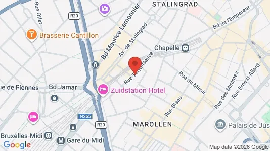 Apartments for rent i Stad Brussel - kort over placeringen