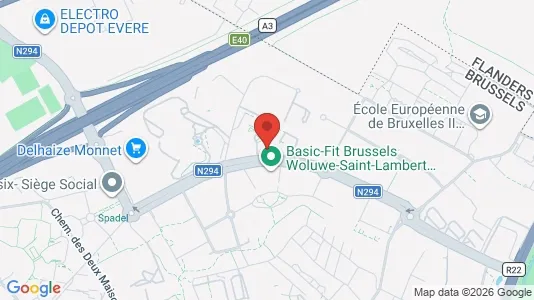 Apartments for rent i Brussels Sint-Lambrechts-Woluwe - kort over placeringen
