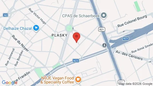 Apartments for rent in Brussels Schaarbeek - Photo from Google Street View