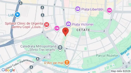 Apartments for rent i Timişoara - kort over placeringen