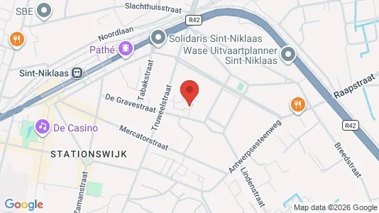 Apartments for rent i Sint-Niklaas - kort over placeringen