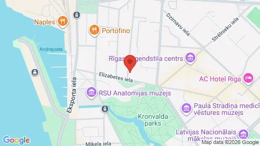 Apartments for rent i Riga Centrs - kort over placeringen