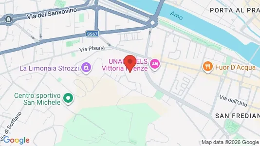 Apartments for rent i Florence - kort over placeringen