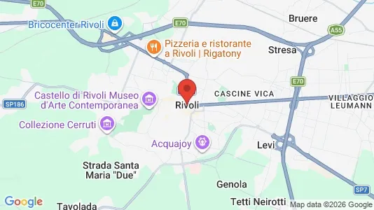 Apartments for rent i Rivoli - kort over placeringen