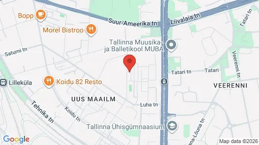 Apartments for rent i Tallinn Kesklinna - kort over placeringen