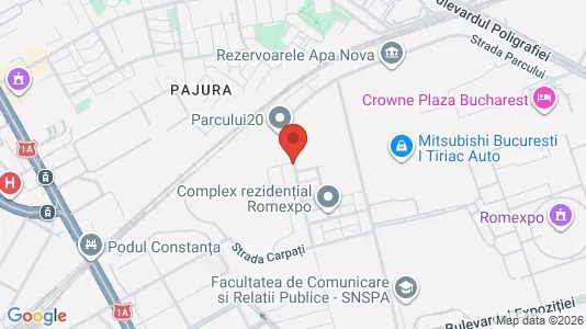 Apartments for rent i Bucharest - Sectorul 1 - kort over placeringen