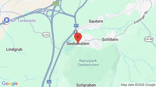 Apartments for rent i Seebenstein - kort over placeringen