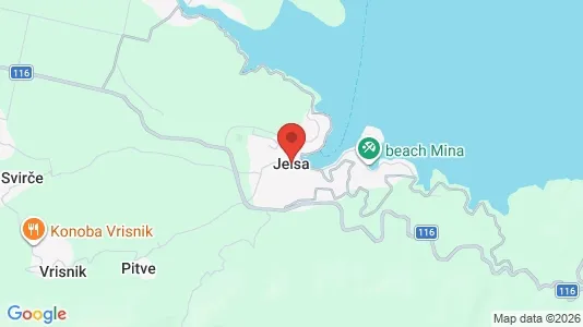 Houses for rent i Jelsa - kort over placeringen