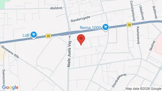 Apartments for rent i Frederikshavn - kort over placeringen