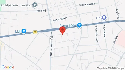 Apartments for rent i Frederikshavn - kort over placeringen