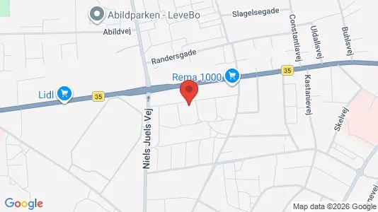 Apartments for rent i Frederikshavn - kort over placeringen